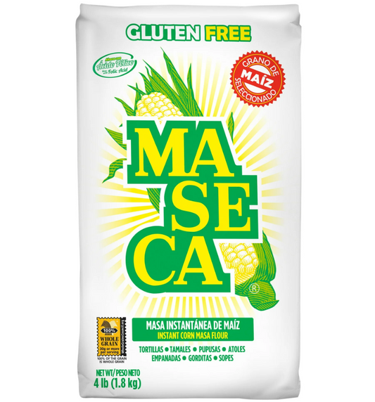 Maseca Gluten Free Instant Corn Masa Flour 4 lb