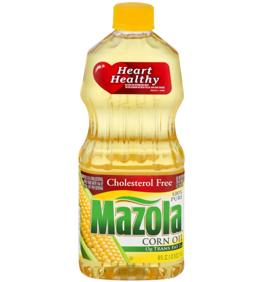 Mazola Corn Oil Heart Healthy, 40 fl oz Plastic Bottle