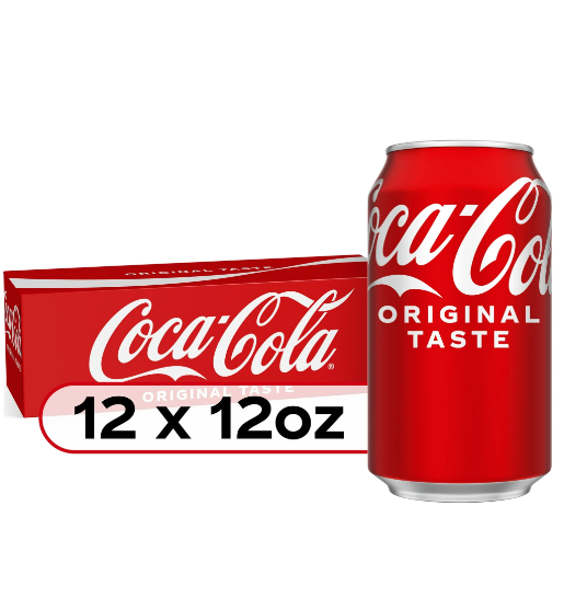 Coca-Cola Classic Soda Pop Fridge Pack, 12 fl oz Cans, 12 Pack