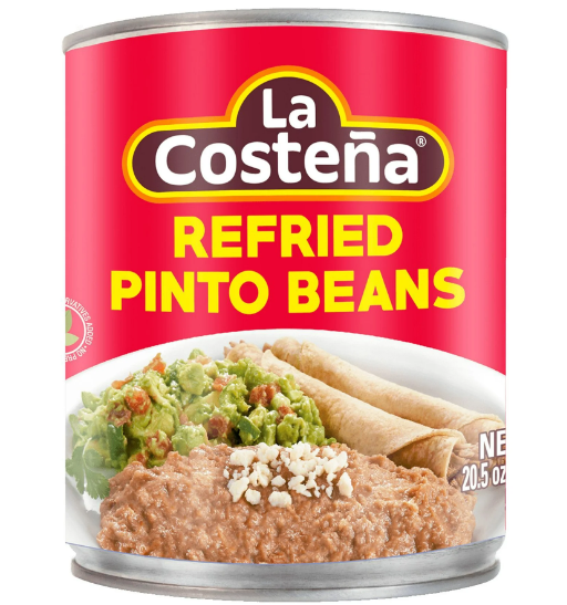 La Costena Refried Pinto Beans, 20.5 OZ