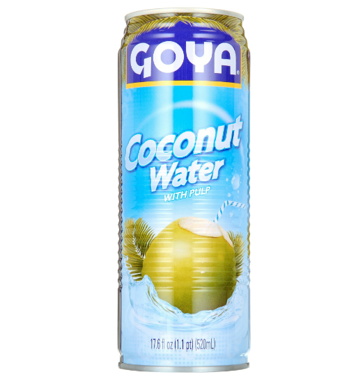 GOYA Coconut Water with Pulp, 17.6 fl oz