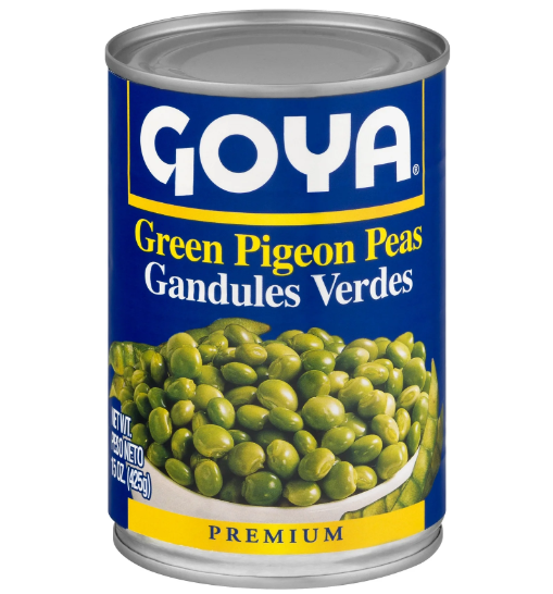 Goya Foods Green Pigeon Peas, 15 oz