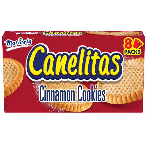 Marinela Canelitas Cinnamon Cookies, 8 packs, Cookies, 16.96 oz Multipack