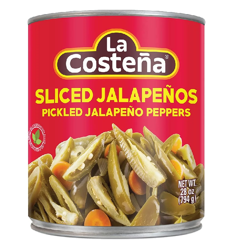 La Costeña Sliced Jalapenos, 28 Oz