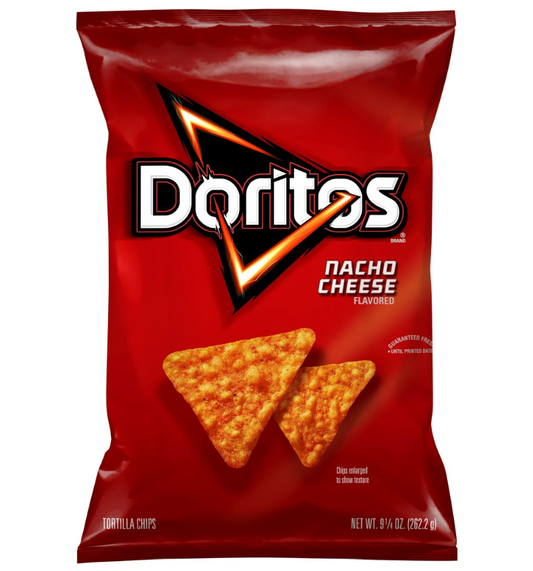 Doritos Nacho Cheese Flavored Tortilla Chips, 9.25 oz Bag